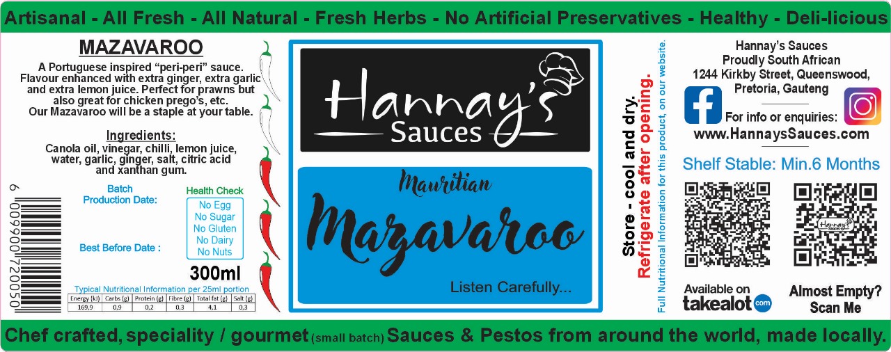Hannay's Mazavaroo 300ml - Image 4